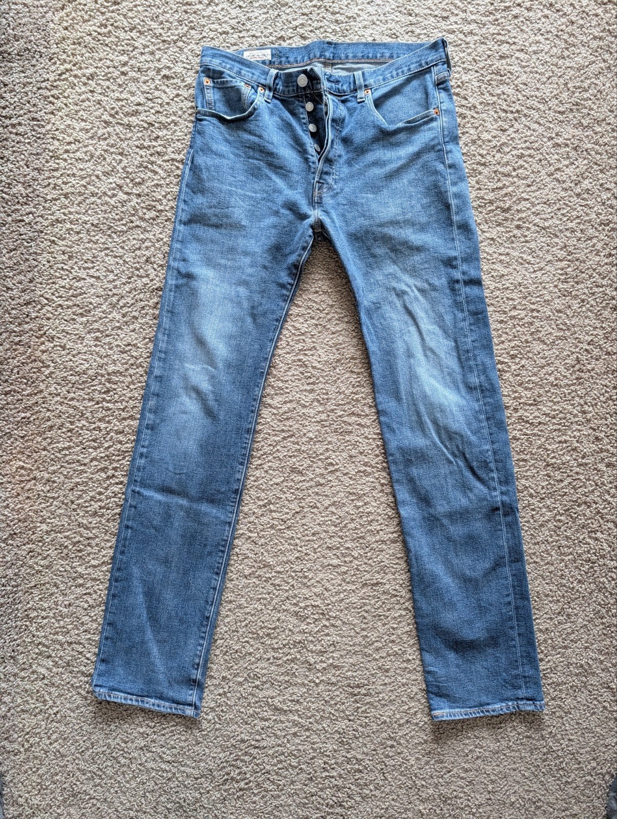 Levi's 501 Jeans - Blauw - W32 (confectie 46), Levi's, Blauw, Overige jeansmaten, Ophalen of Verzenden