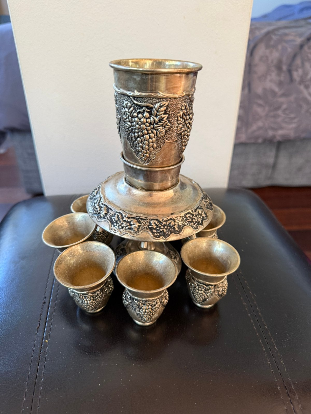Israël wijn set, Ophalen