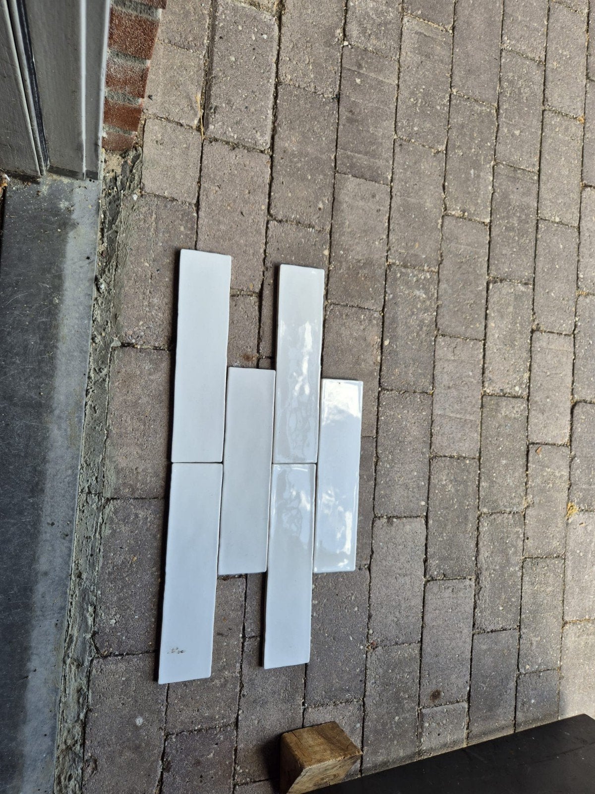 douche/toilet tegels te koop, Ophalen, 60 cm of meer, Nieuw, Minder dan 5 m²