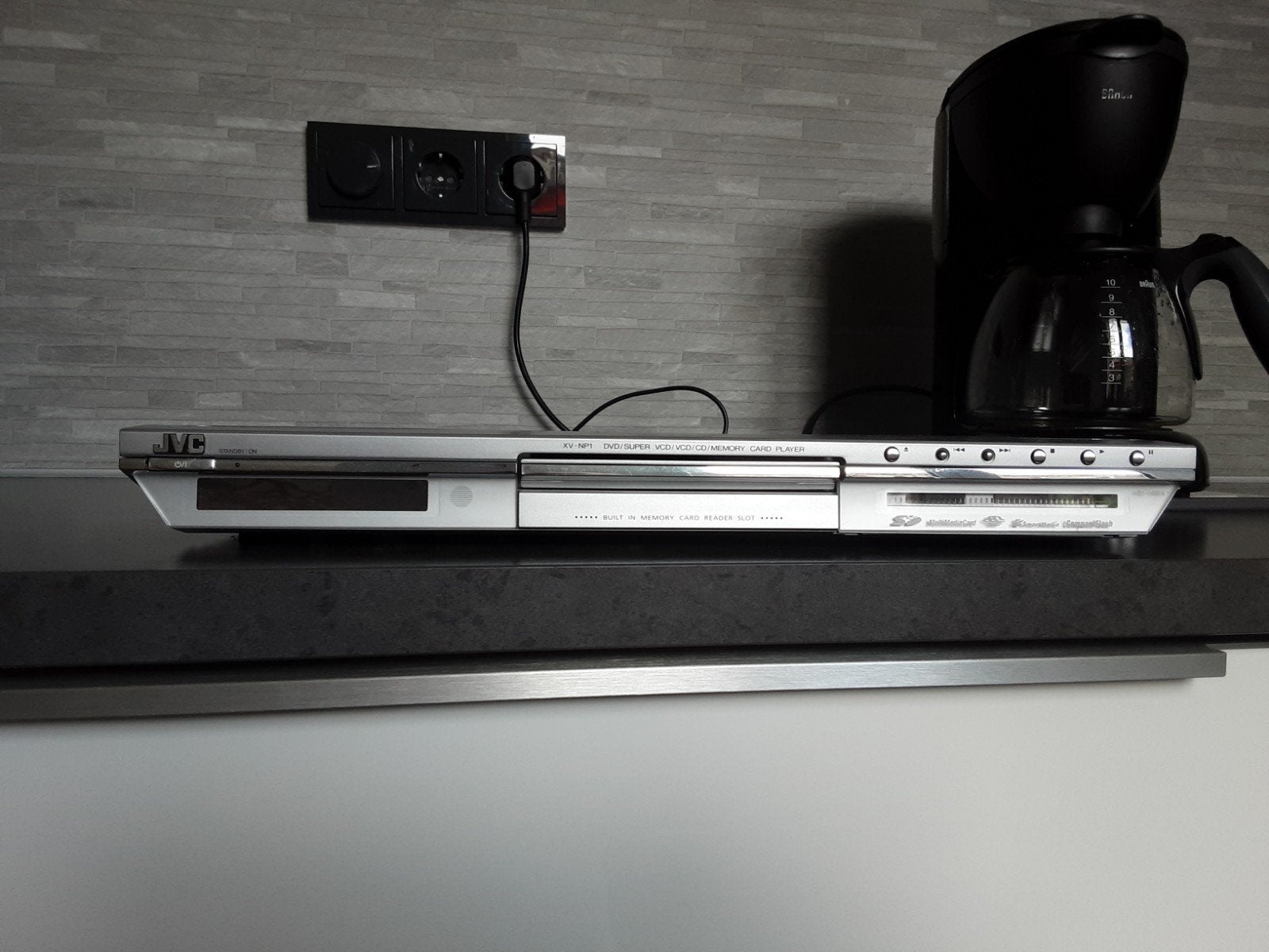 JVC dvd player met gebruiksaanwijzing., Ophalen, Gebruikt, JVC, Dvd-speler