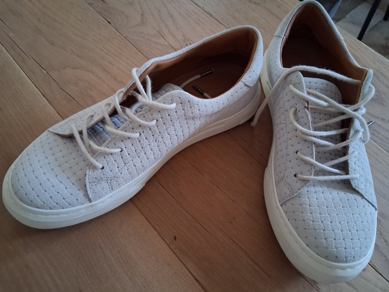 Nieuwe leren Shabbies sneakers mt 37, Kleding | Dames, Schoenen, Shabbies, Beige, Nieuw, Ophalen of Verzenden