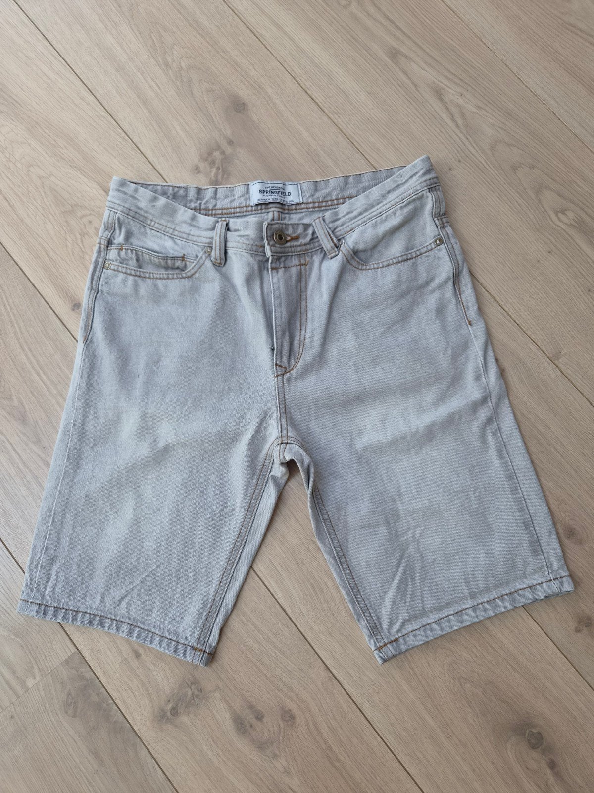 Springfield korte denimbroek, Ophalen of Verzenden, Grijs