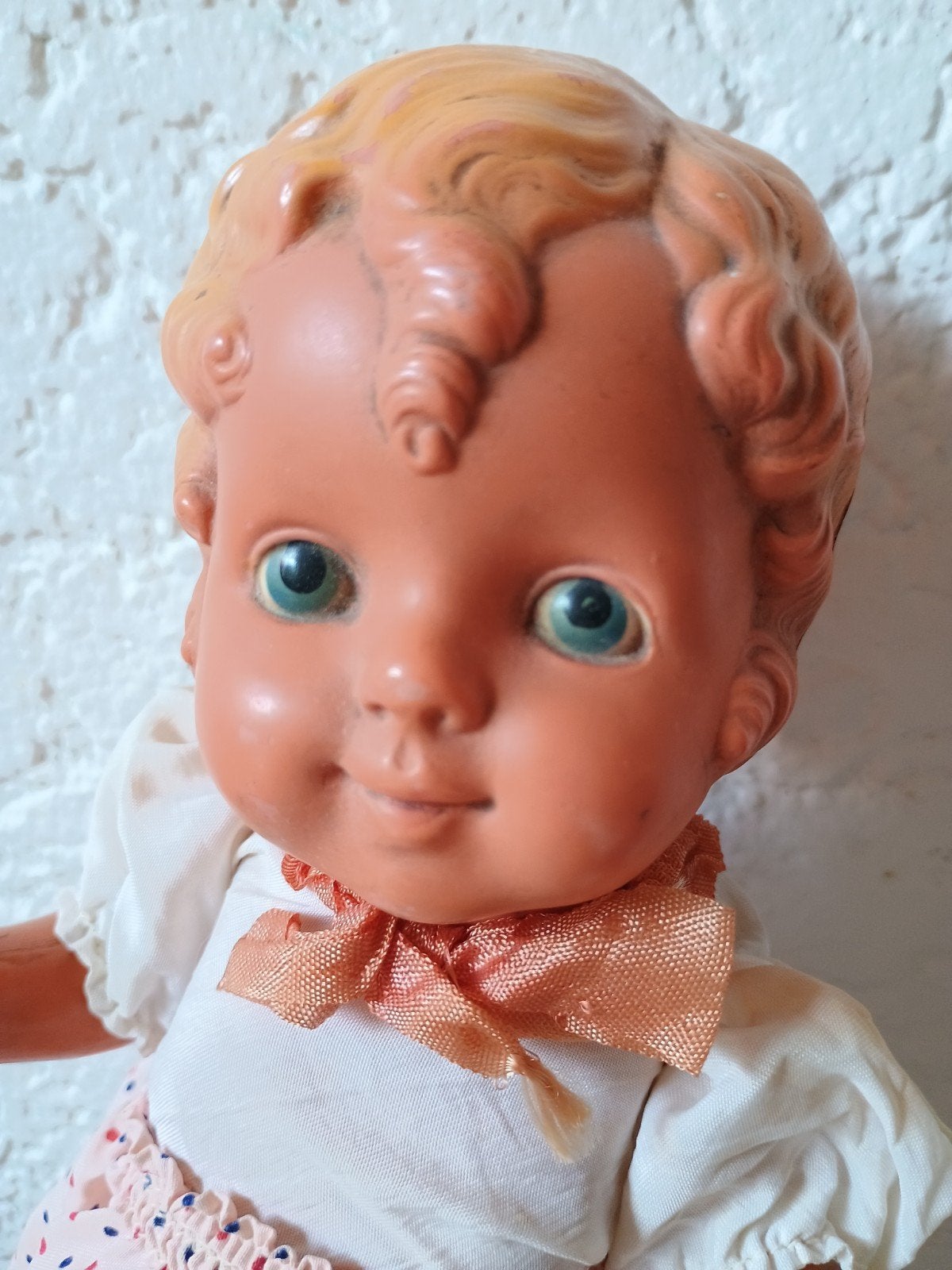 Oude kleine pop - Gemerkt, Verzamelen, Ophalen of Verzenden, Gebruikt, Pop