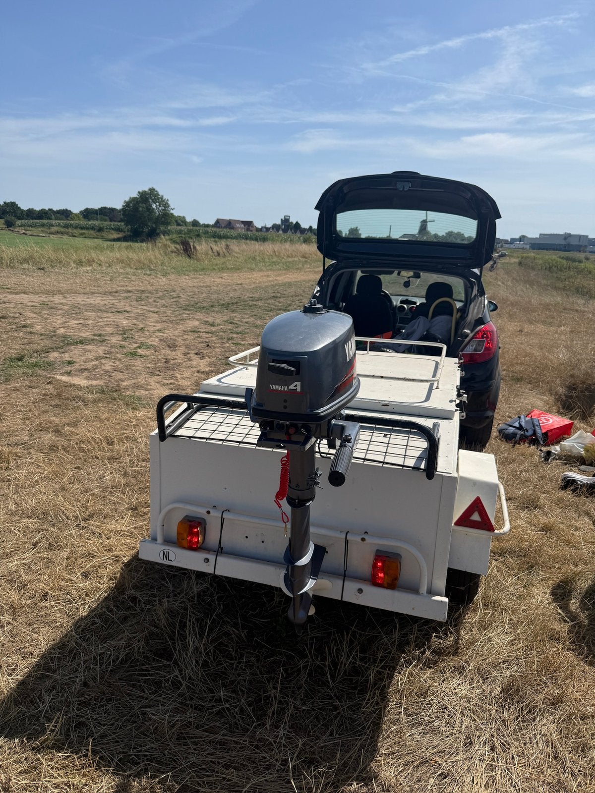 Yamaha 4 PK 2 takt buitenboordmotor, Ophalen, Gebruikt
