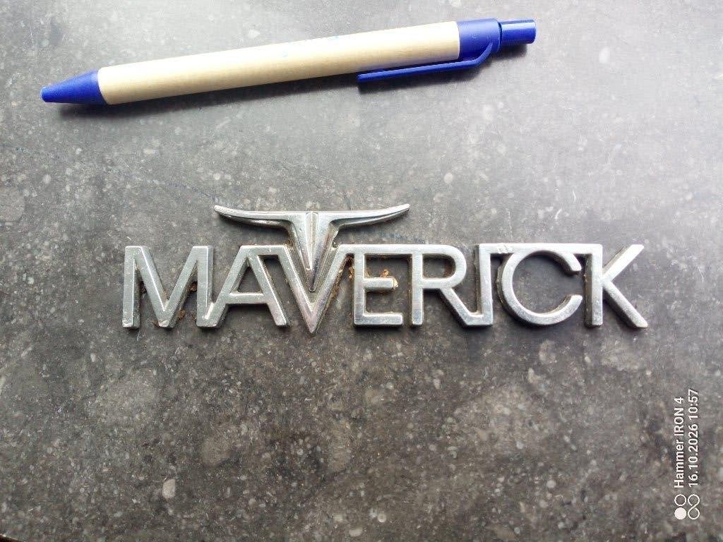 Embleem Maverick. Ford Maverick, Watersport en Boten, Ophalen of Verzenden, Gebruikt, Overige typen