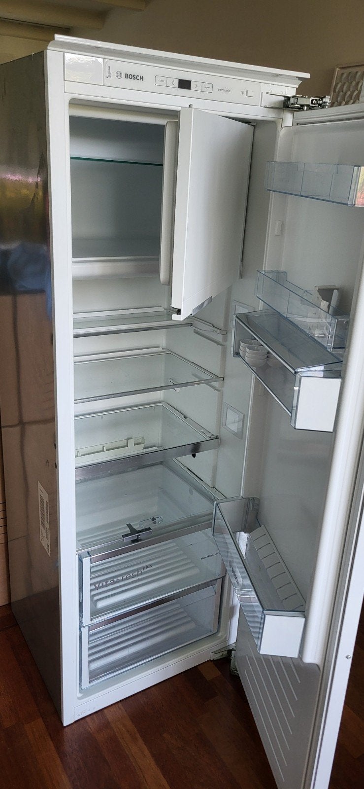 Bosch inbouw koelkast met vriesvak - Zo goed als nieuw, Ophalen, 200 liter of meer, Zo goed als nieuw, 140 tot 160 cm