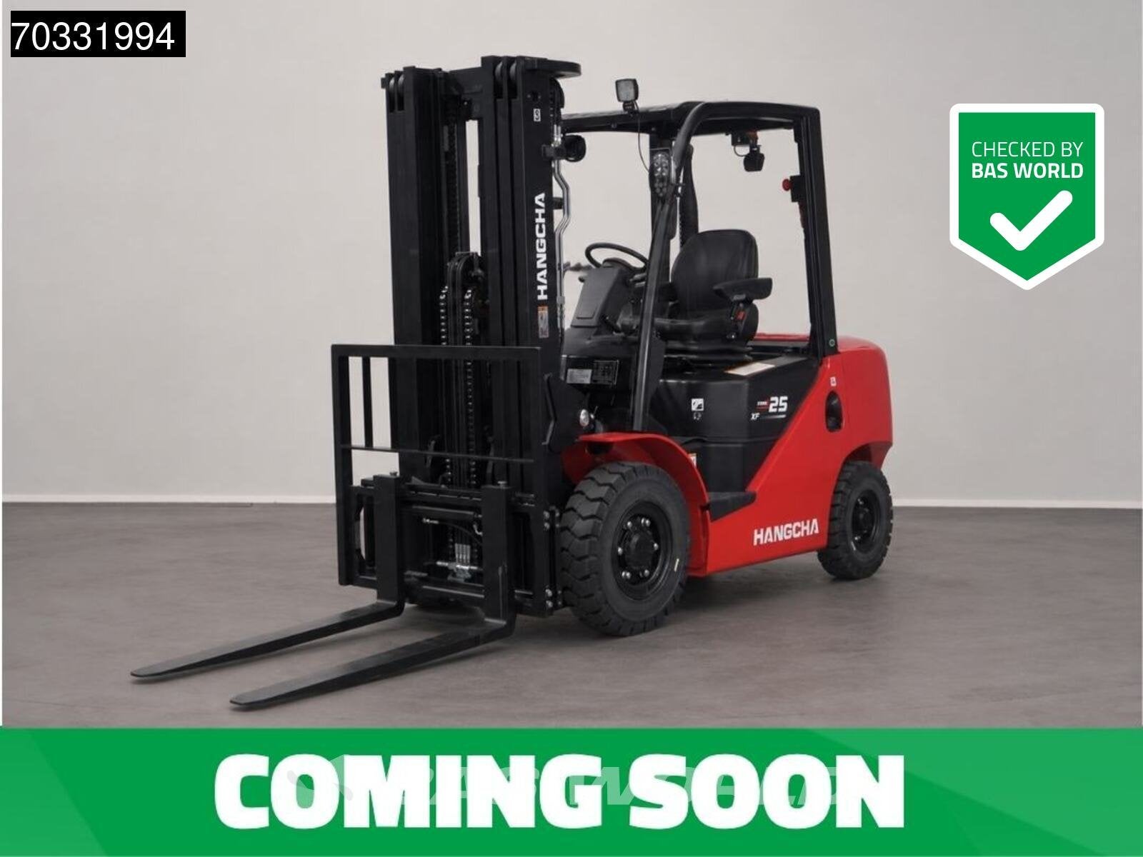 Hangcha CPCD25 FACTORY WARRANTY – KUBOTA ENGINE - CE, Diesel, Heftruck, Hangcha
