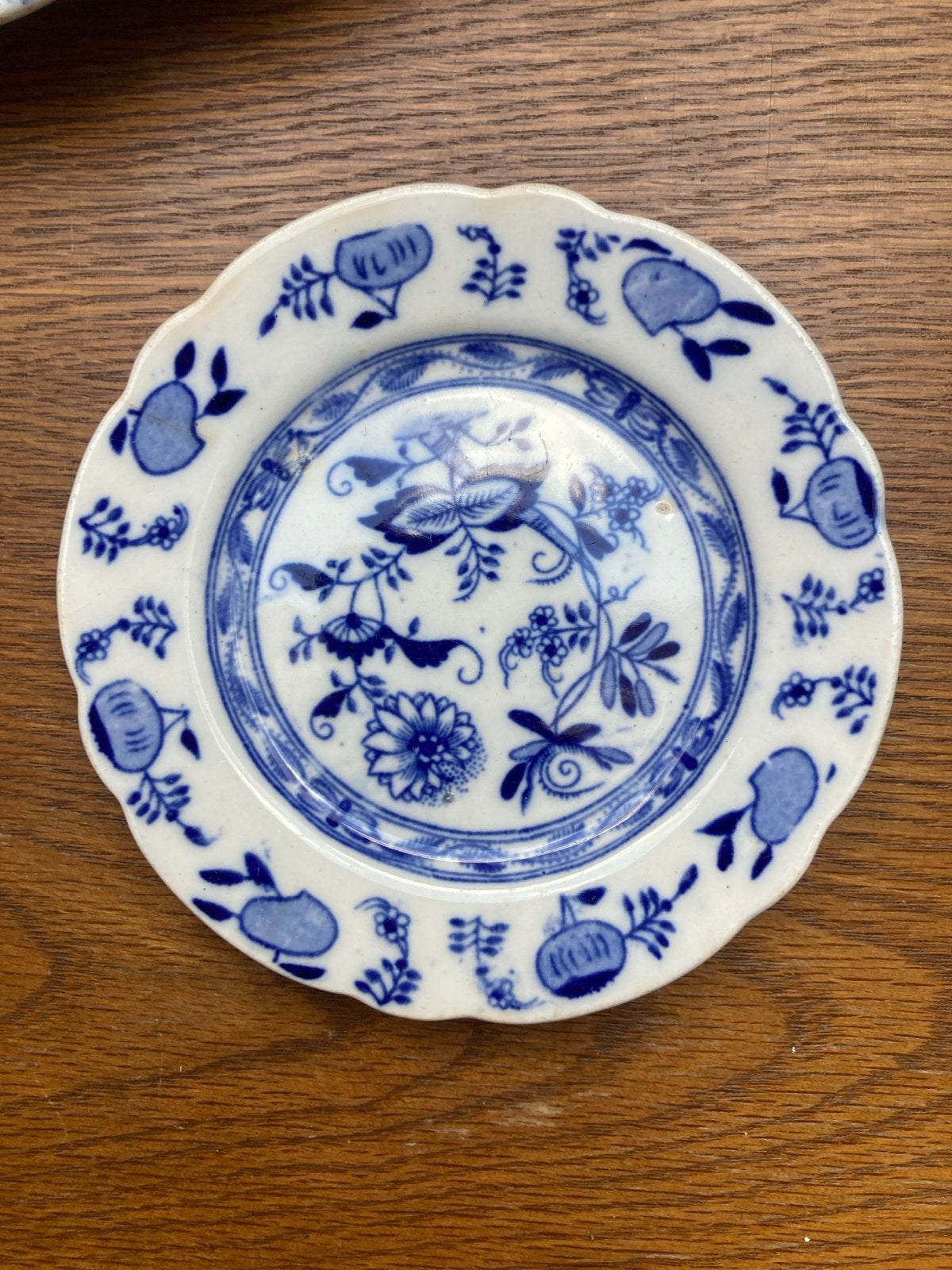 Zwibel collectie: Antiek Blauw Uienpatroon Servies, Antiek en Kunst, Antiek | Servies los, Ophalen of Verzenden
