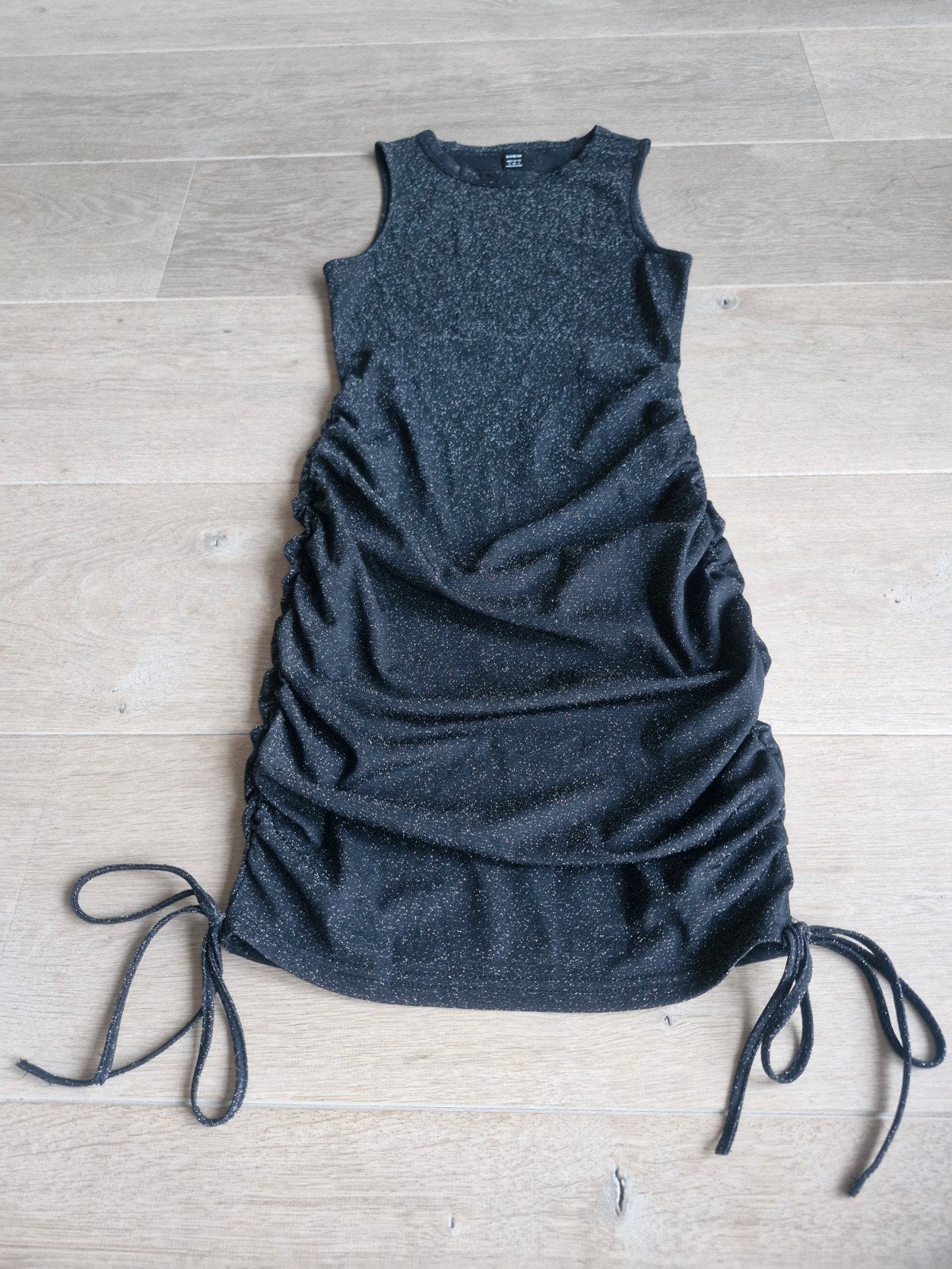 Shein glitter jurk maat S, Kleding | Dames, Jurken, Zwart, Ophalen of Verzenden, Zo goed als nieuw, Maat 36 (S)