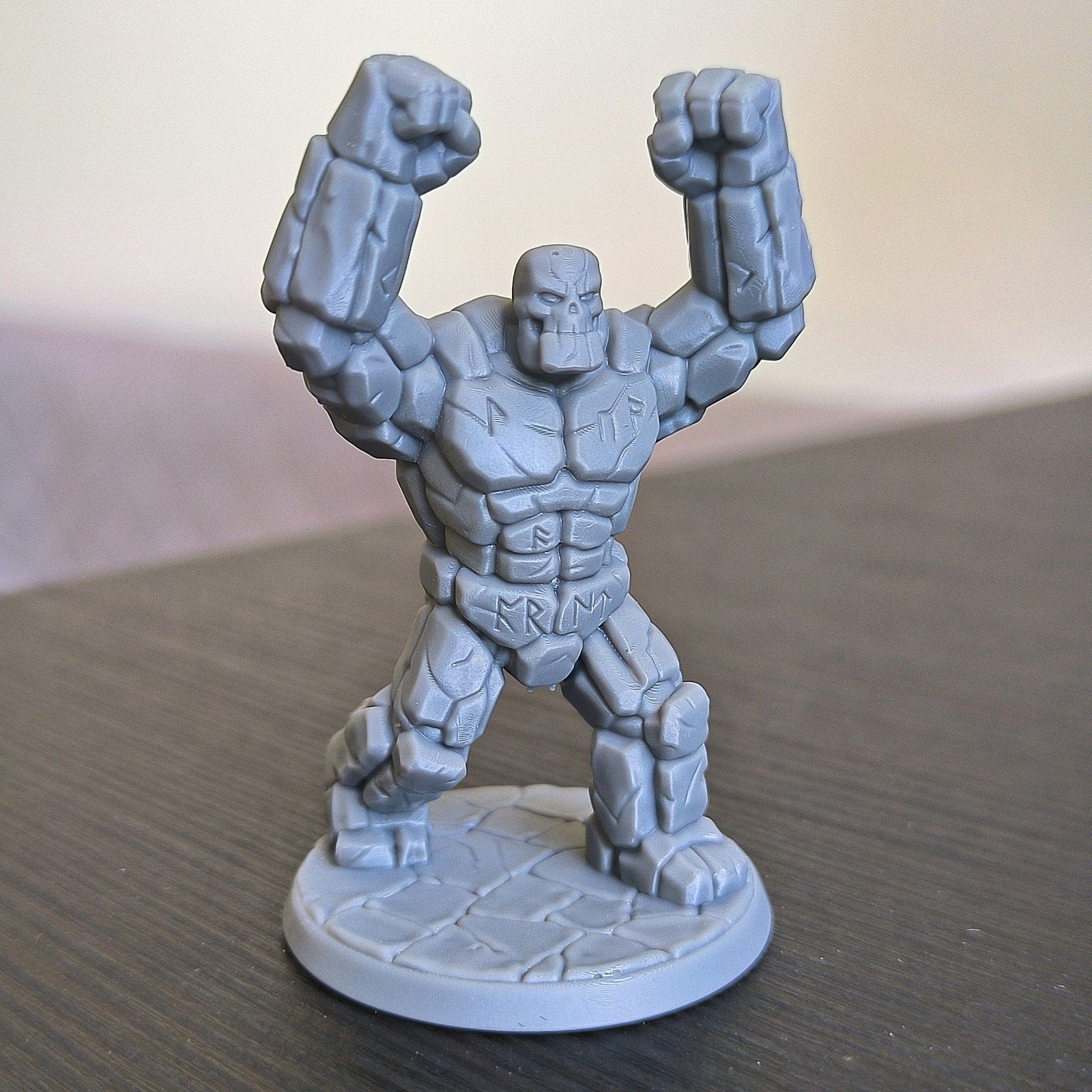 Stone golem Miniature D&D HQ dungeon's and dragons, Ophalen of Verzenden