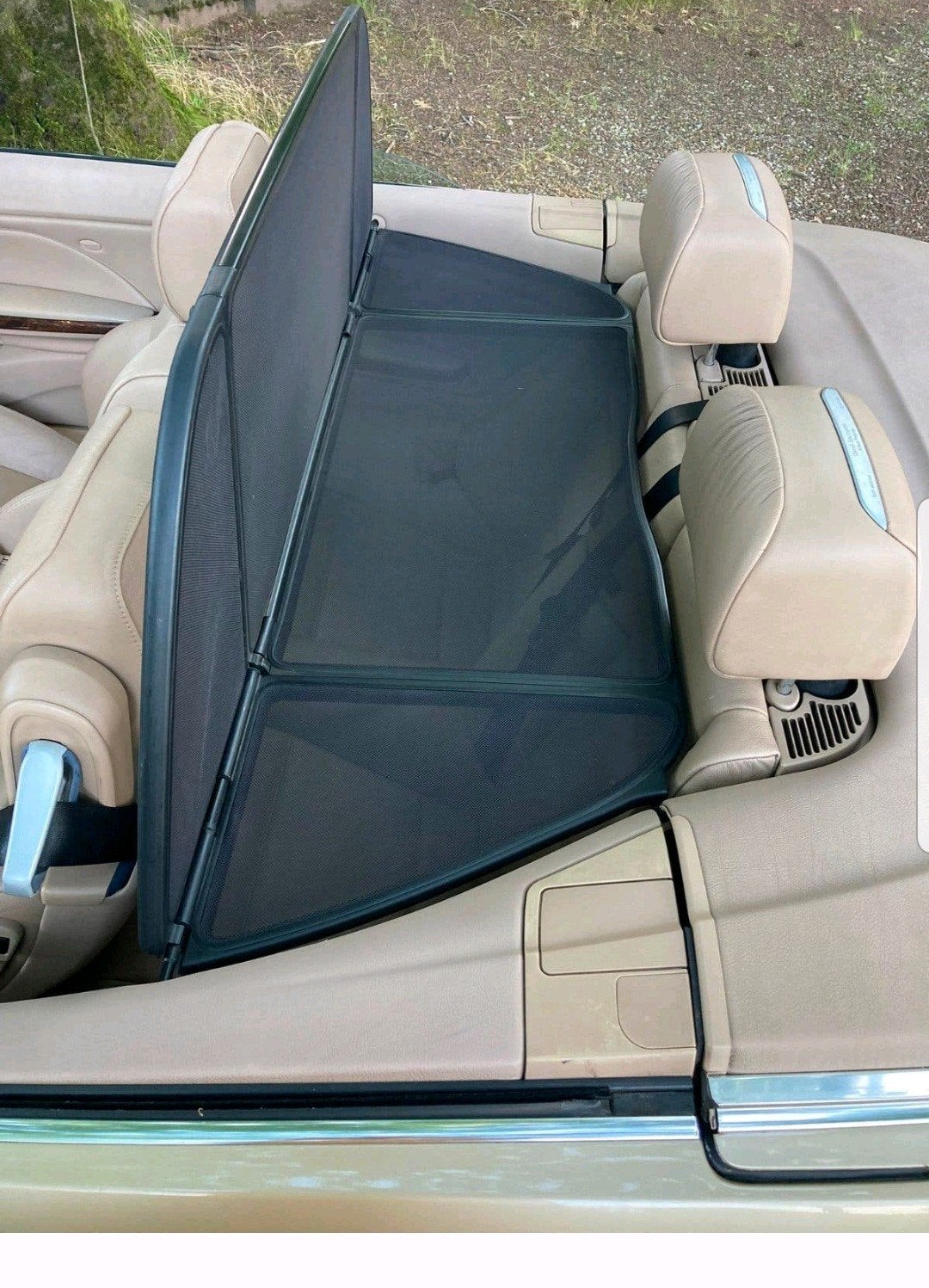 Bmw cabrio windscherm e46 inclusief tas, Ophalen, Zo goed als nieuw
