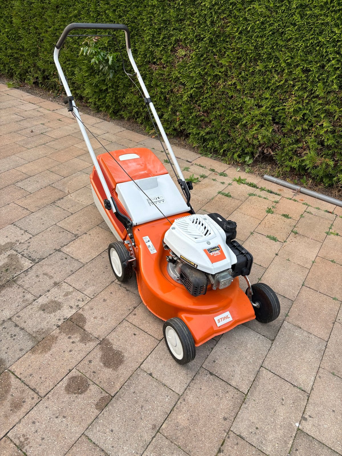 Stihl RM 248 Benzine Grasmaaier - Goede Staat, Ophalen, Cirkelmaaier, Gebruikt, 40 t/m 49 cm