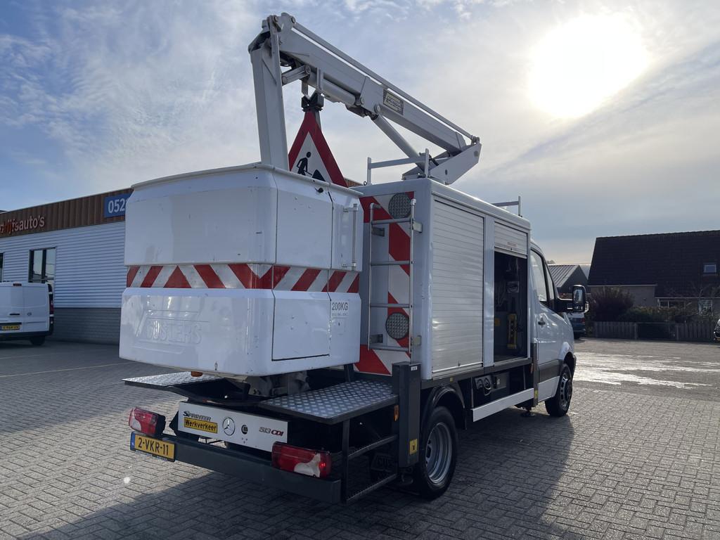 Mercedes-Benz Sprinter 513 2.2 CDI DL met Custers hoogewerke, Euro 5, Huisgarantie, 4 cilinders, Met garantie (alle)