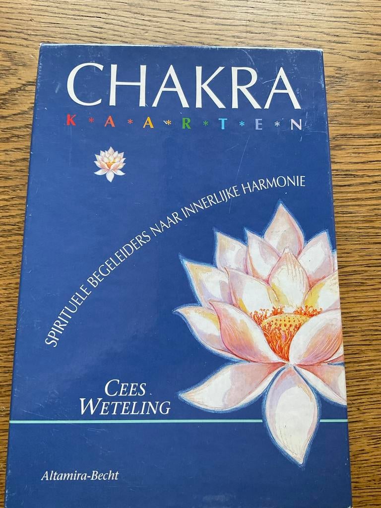 Cees Weteling - Chakrakaarten, Spiritualiteit algemeen, Overige typen, Ophalen of Verzenden, Zo goed als nieuw