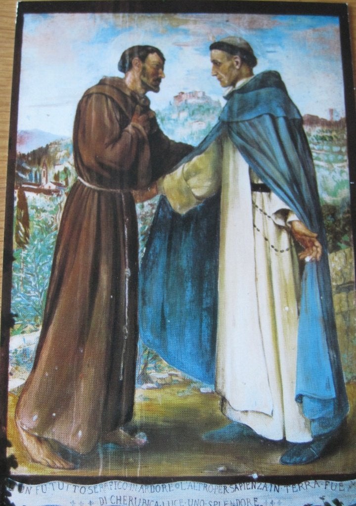 Fiesole - ontmoeting Franciscus en Dominicus - nieuw, Verzenden, 1980 tot heden, Ongelopen, Overige thema's