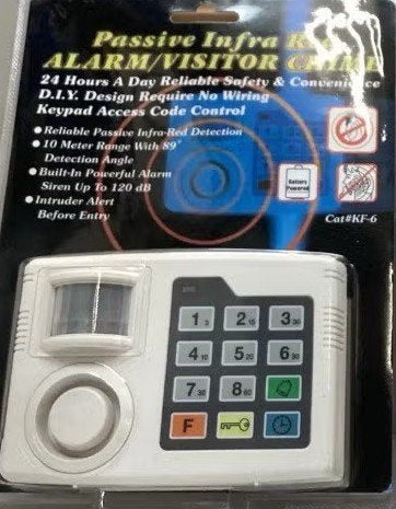Bewegingsmelder met alarm, Beweging, Detector, Sensor of Melder, Nieuw, Ophalen of Verzenden