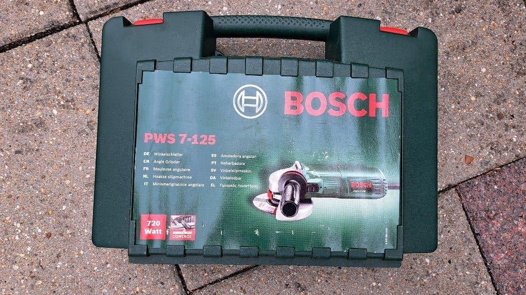Bosch haakse slijper van 125 mm, Ophalen of Verzenden, Gebruikt, Haakse slijper, Bosch