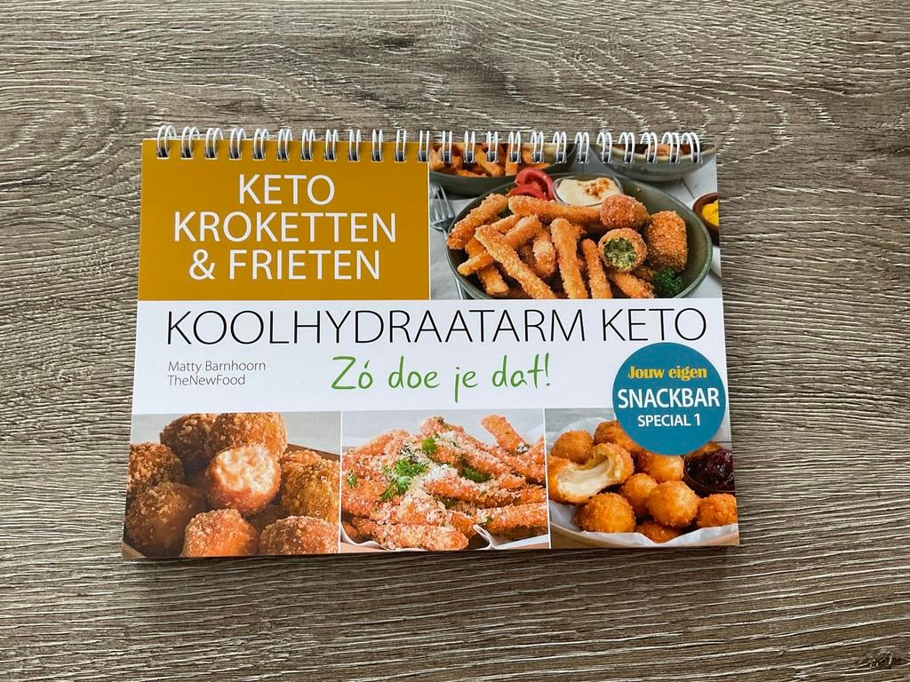 Koolhydraatarm Keto Snackbar Special -Kroketten & Frieten, Ophalen, Nieuw, Hoofdgerechten, Gezond koken