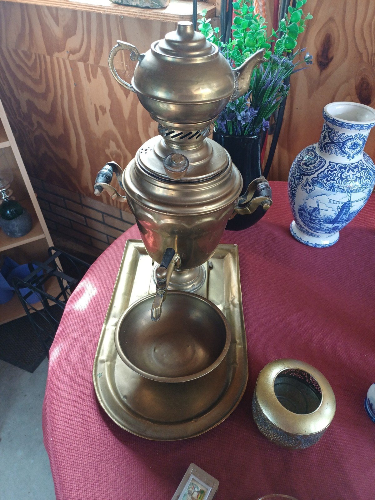 koperen samovar, Antiek en Kunst, Ophalen, Koper of Brons