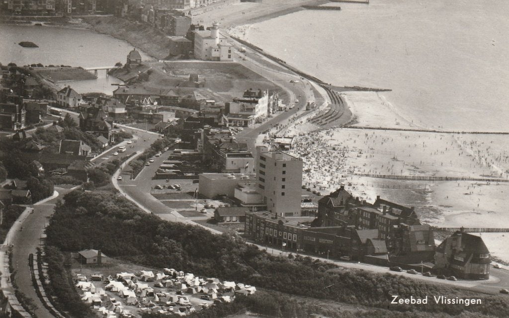 Vlissingen panorama, Ophalen of Verzenden, 1980 tot heden, Gelopen, Zeeland