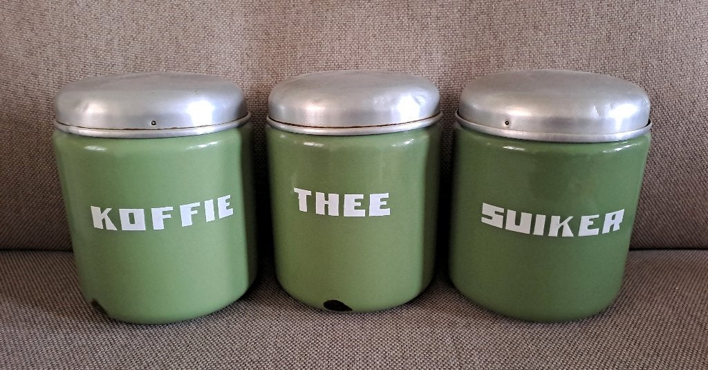 Suiker thee Koffie bussen, Ophalen