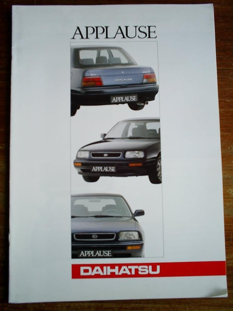 Daihatsu Applause 1993 12 pag., Verzenden, Zo goed als nieuw, Overige merken