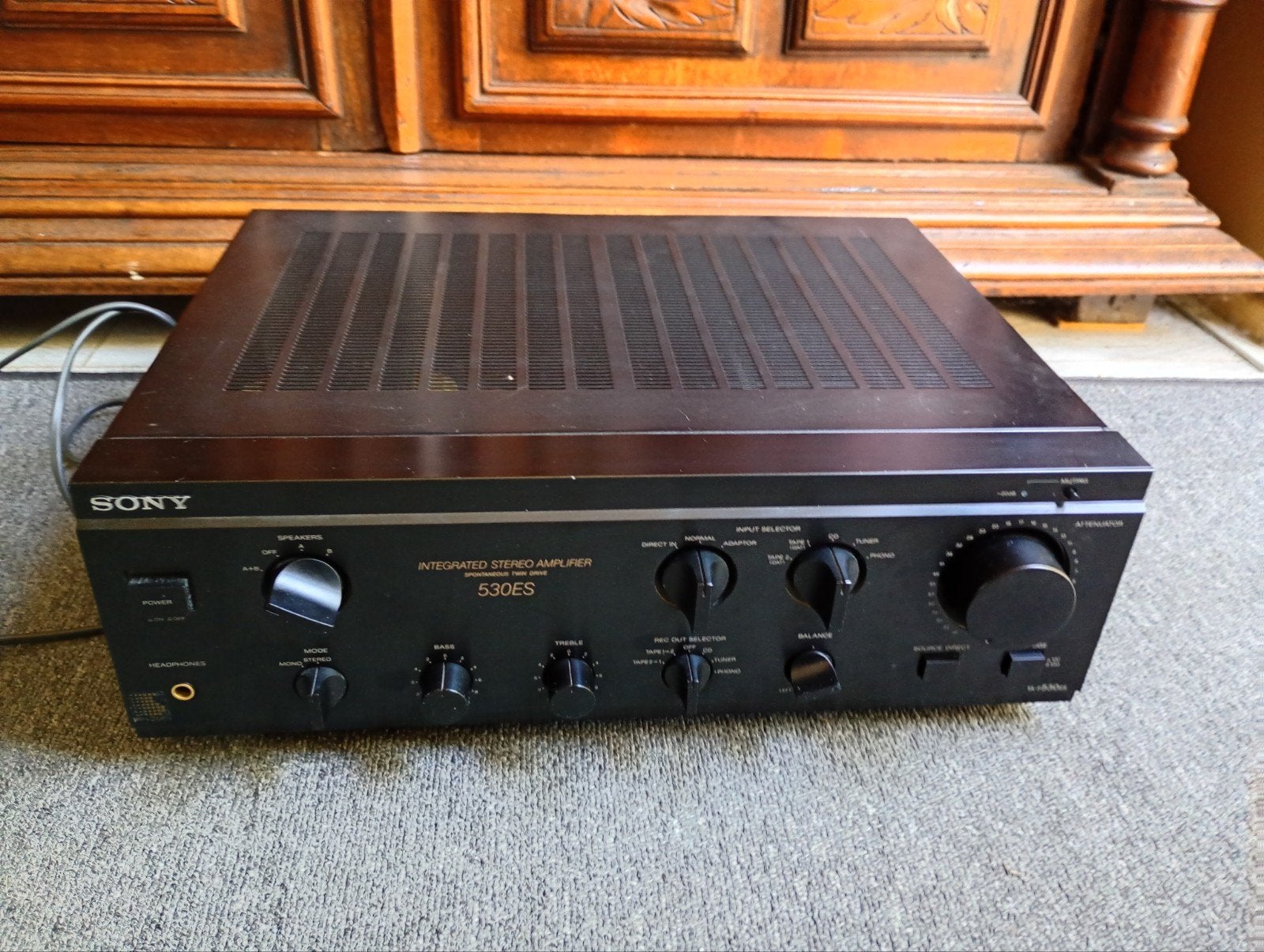 Sony TA-F530ES Versterker, Ophalen, Gebruikt, 60 tot 120 watt, Sony