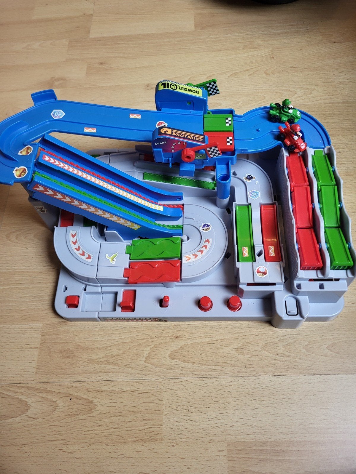 Mario Kart Racebaan met Mario en Luigi, Overige merken, Racebaan, Ophalen of Verzenden, Zo goed als nieuw