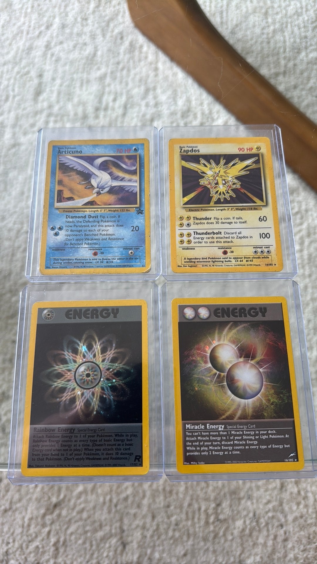 Prachtige Vintage Pokemon Holo’s, Ophalen, Zo goed als nieuw