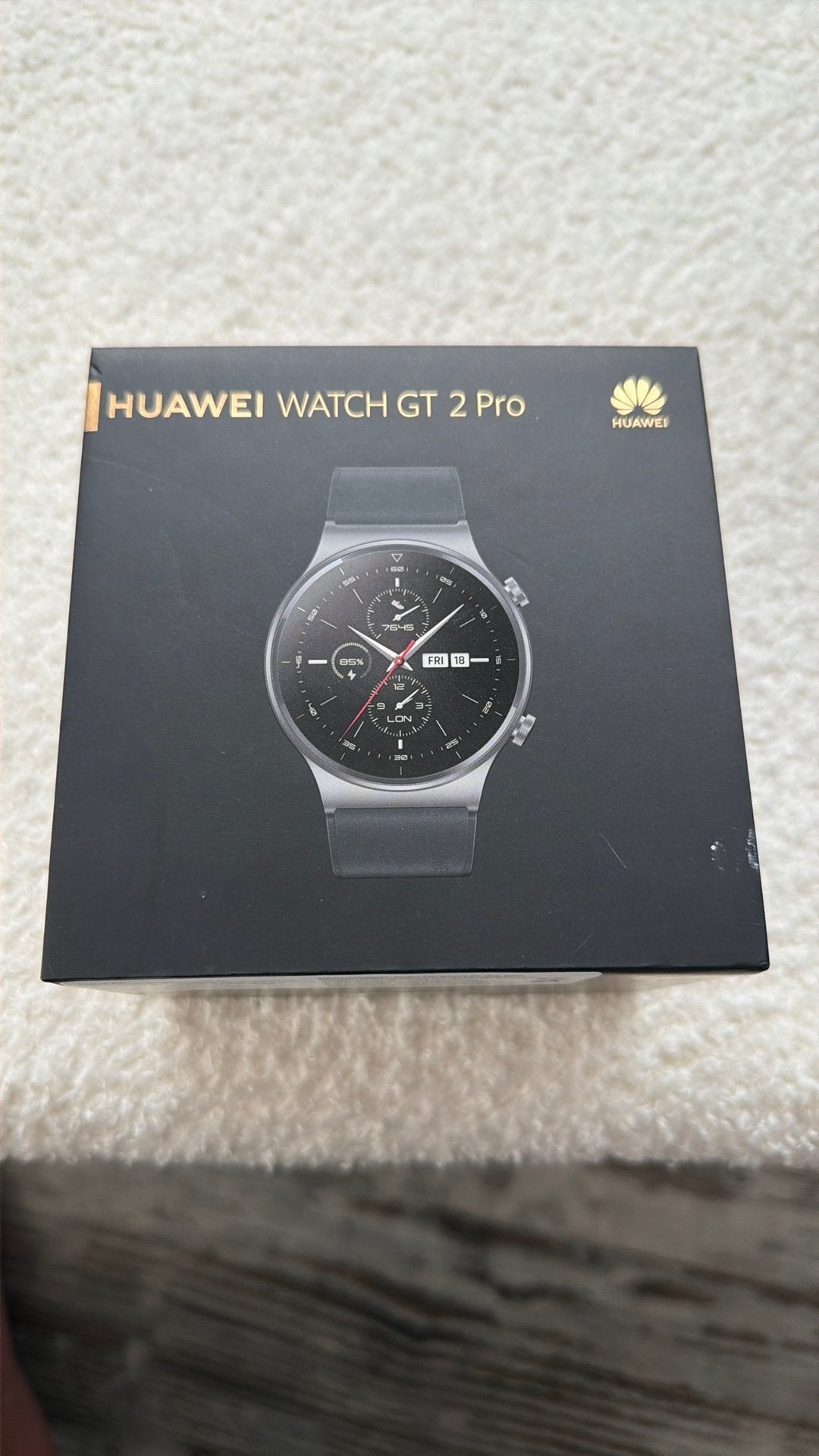 Huawei smartwatch gt 2 pro, Sieraden, Tassen en Uiterlijk, Smartwatches, Gebruikt, Zwart, Ophalen of Verzenden, Waterdicht