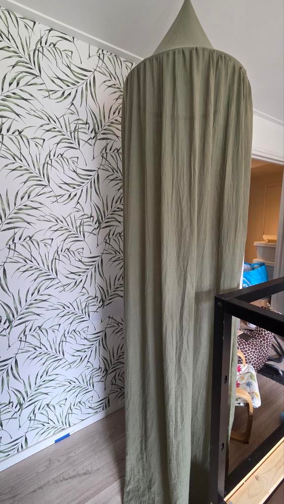 Groene klamboe / bedhemel, Kinderen en Baby's, Ophalen, Zo goed als nieuw, Overige typen
