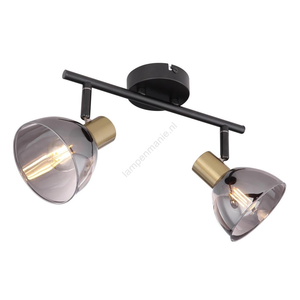 Twee Globo plafondlampen / ceiling lamps, Ophalen, Gebruikt, Metaal of Aluminium, Led