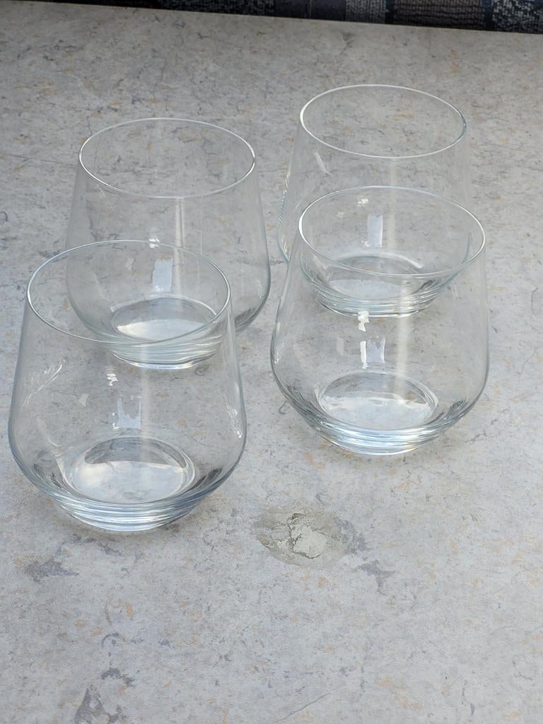 Set van 4 water glazen van Vivo Vleroy & Boch, Huis en Inrichting, Keuken | Servies, Glas of Glazen, Villeroy & Boch, ..., Ophalen of Verzenden