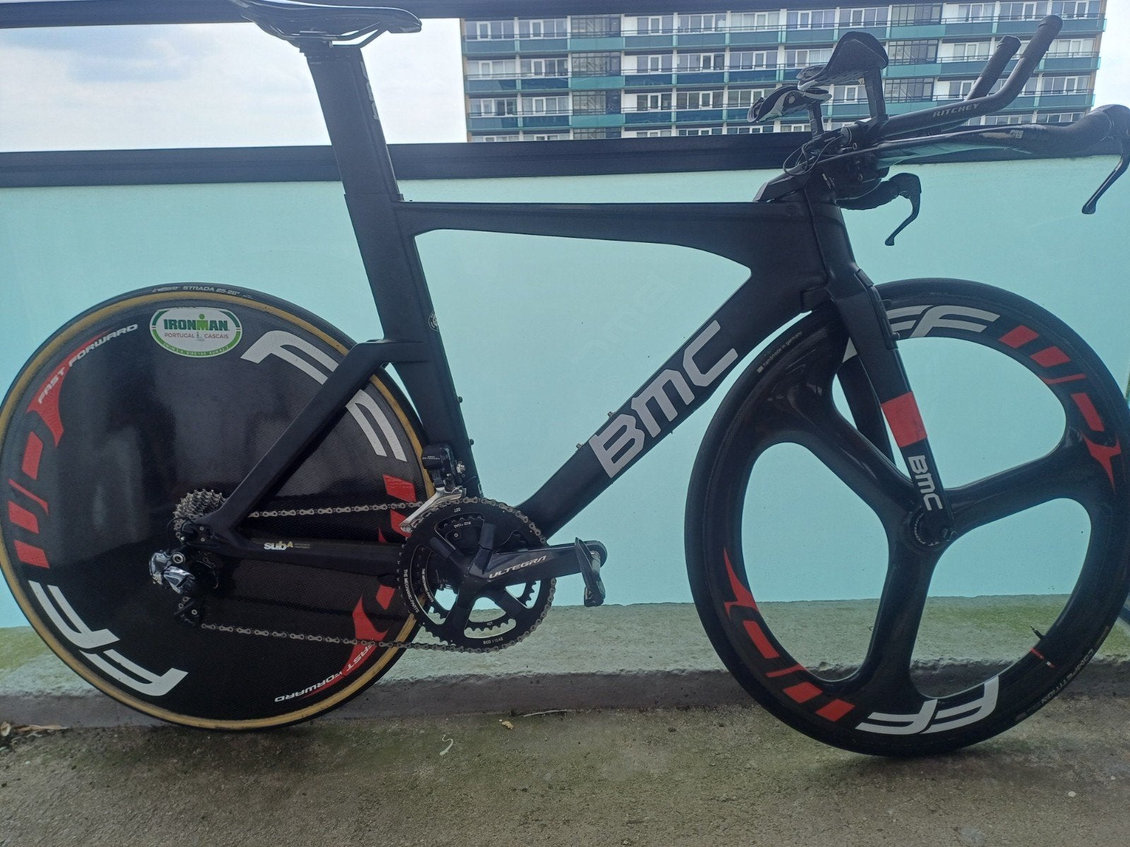 Tijdritfiets/triathlon- BMC Timemachine TM01, Fietsen en Brommers, Fietsen | Racefietsen, Gebruikt, Overige merken, Meer dan 20 versnellingen