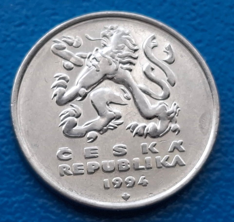 Tsjechië 5 Korun - 1994, Ophalen of Verzenden, Overige landen, Losse munt