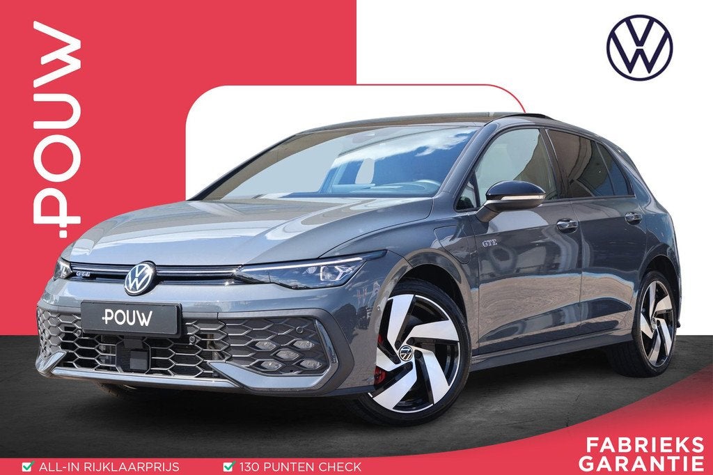 Volkswagen Golf 1.5 eHybrid 272pk GTE | SoH 100% | Panoramad, 12 maanden, 4 cilinders, 26 kWh, Automatische klimaatregeling