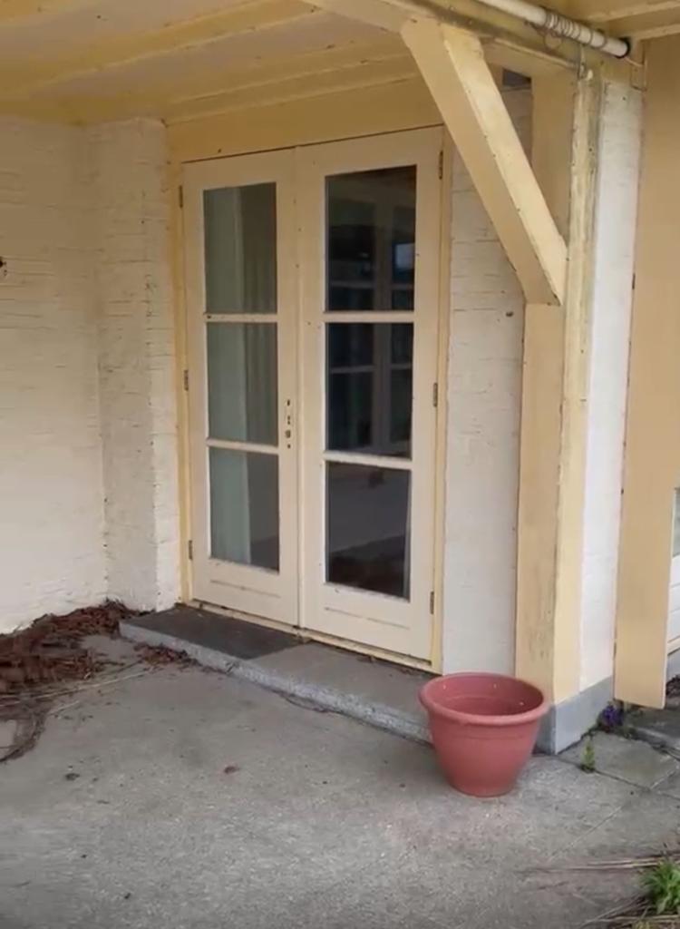Openslaande deuren 1800 x 2415 kozijn en dubbel glas Hr++, Tuin en Terras, Tuinhuizen, Ophalen, Zo goed als nieuw, Minder dan 250 cm