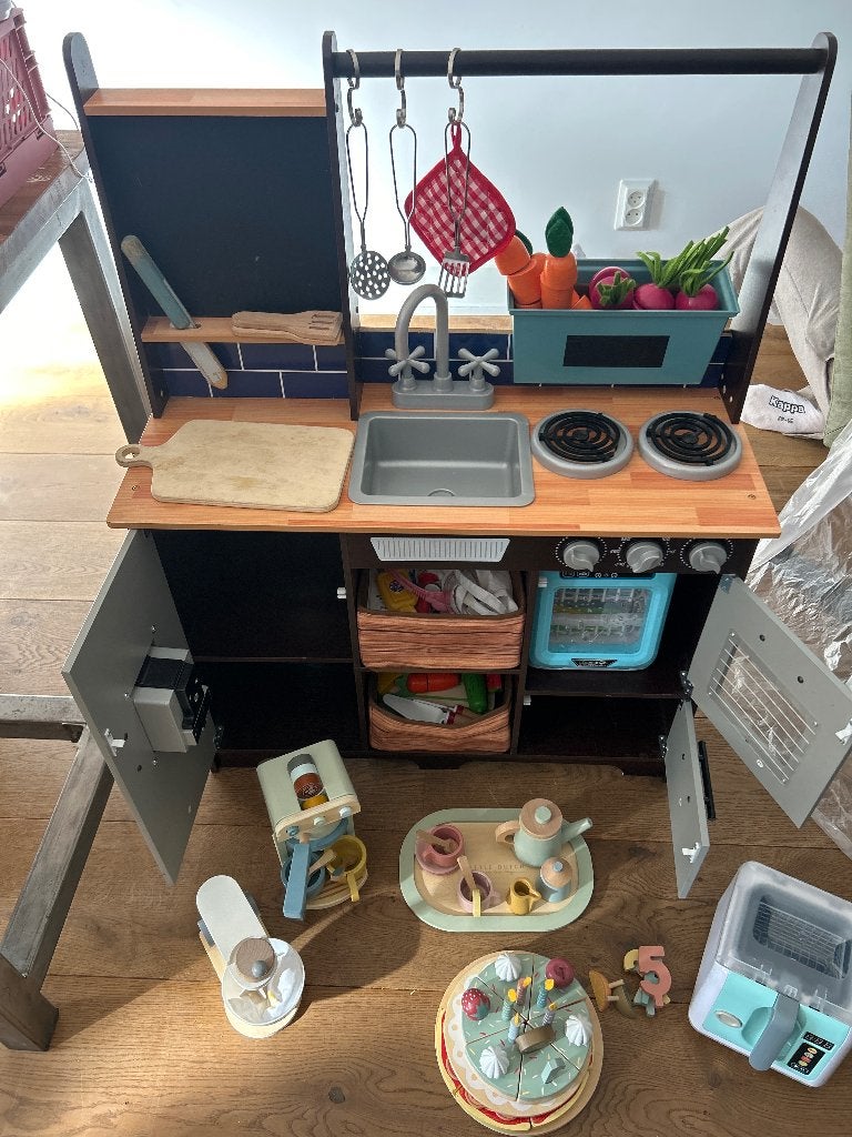Keuken, Ophalen of Verzenden, Zo goed als nieuw, Hout, Speelkeuken