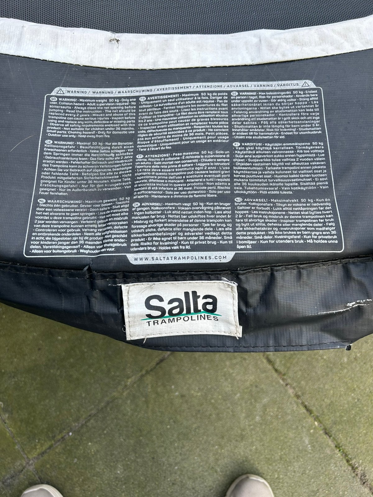 Foto 3 van Salta Trampoline 213 cm zwart gebruikt