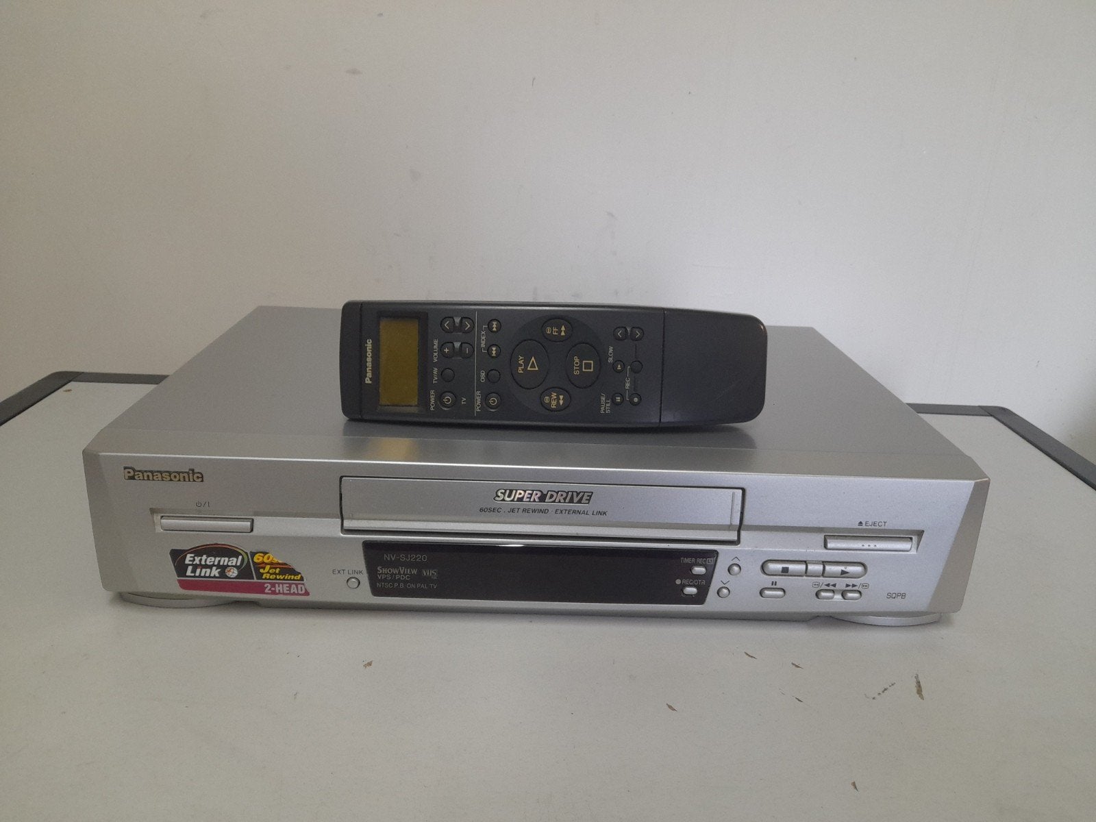 Panasonic videorecorder NV-SJ220, Audio, Tv en Foto, Videospelers, Ophalen of Verzenden, Gebruikt, VHS-speler of -recorder