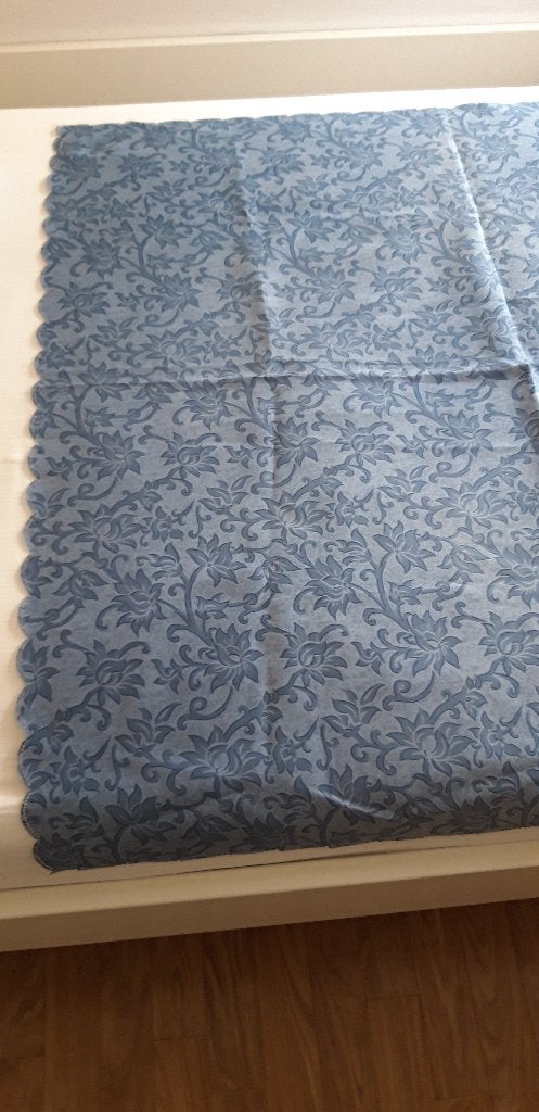 tafelkleedje blauw met kartelrand 89 x 93 cm, Ophalen of Verzenden, Vierkant