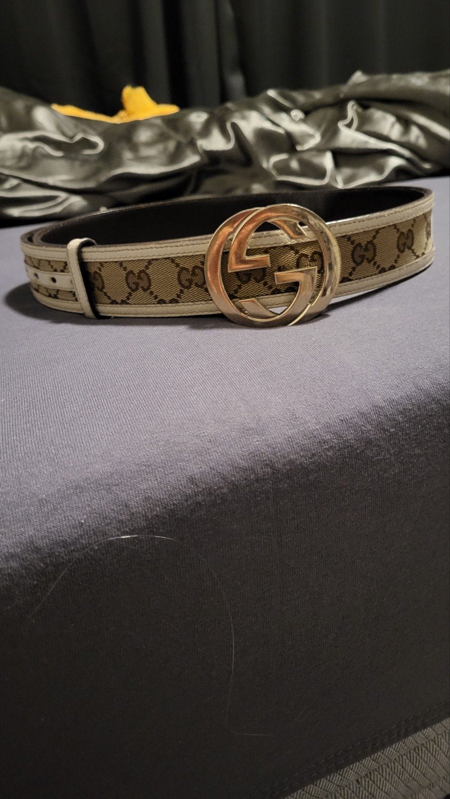 Originele Gucci Dames Riem met GG Gesp, Kleding | Dames, Echt leder, 90 tot 100 cm, Heupriem, Ophalen of Verzenden