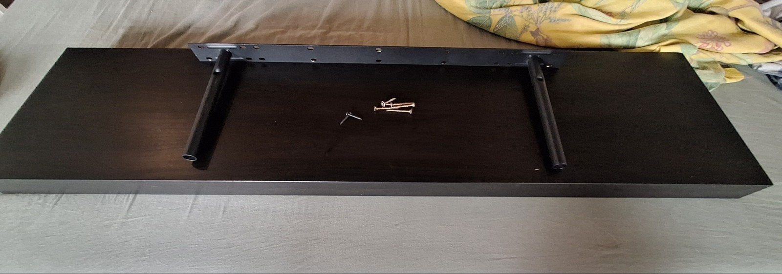 Ikea lack wandplank zwart 110 x 26 cm, Huis en Inrichting, Woonaccessoires | Wandplanken en Boekenplanken, Ophalen, Zo goed als nieuw