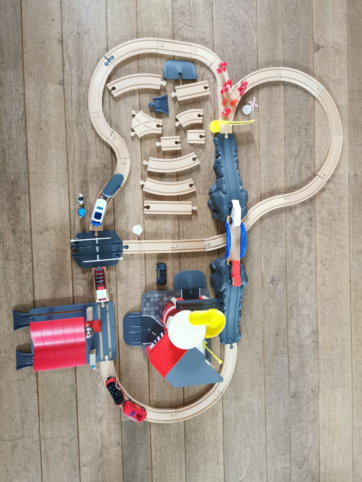 playtive treinbaan, Kinderen en Baby's, Speelgoed | Houten speelgoed, Ophalen, Gebruikt, Overige typen