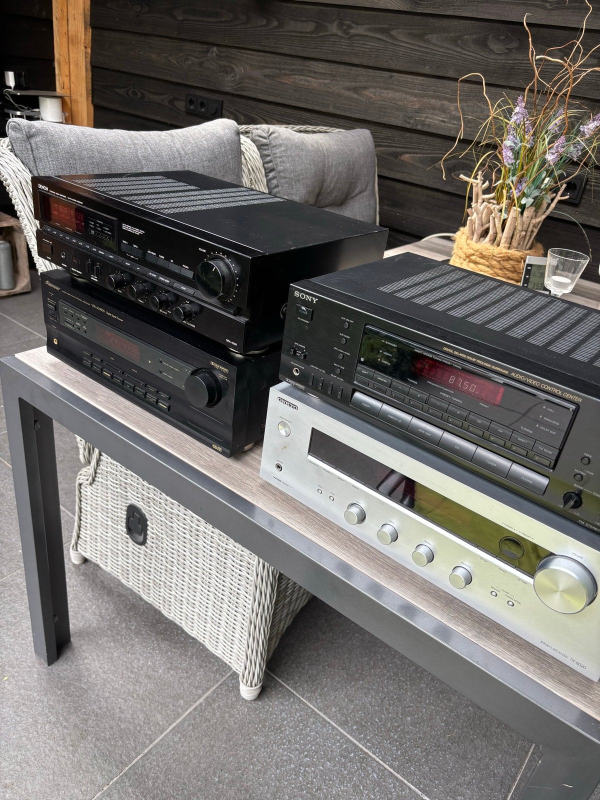 Diverse audio-ontvangers: Denon, Sony, Pioneer, Onkyo, 120 watt of meer, Ophalen, Overige merken, Gebruikt