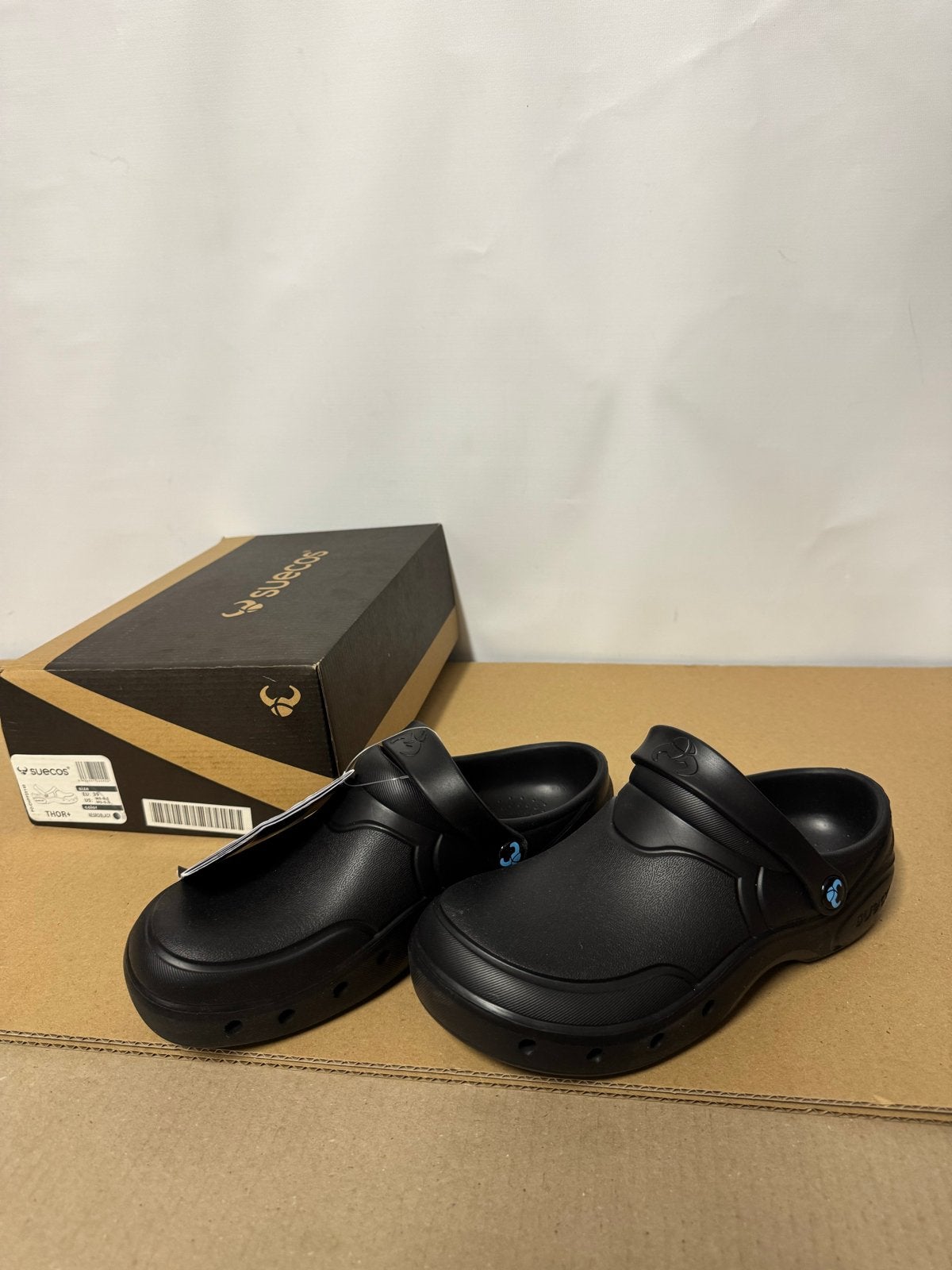 Suecos Thor+ antislip crocs klompen - Zwart, Maat 40, Kleding | Dames, Schoenen, Ophalen of Verzenden, Nieuw, Zwart, Overige typen