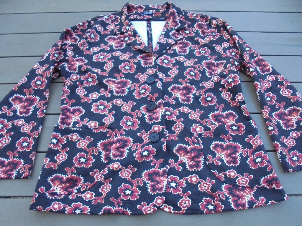 Zwart/rood jasje/vest NORAH, Zwart, Maat 46/48 (XL) of groter, Ophalen of Verzenden, Zo goed als nieuw