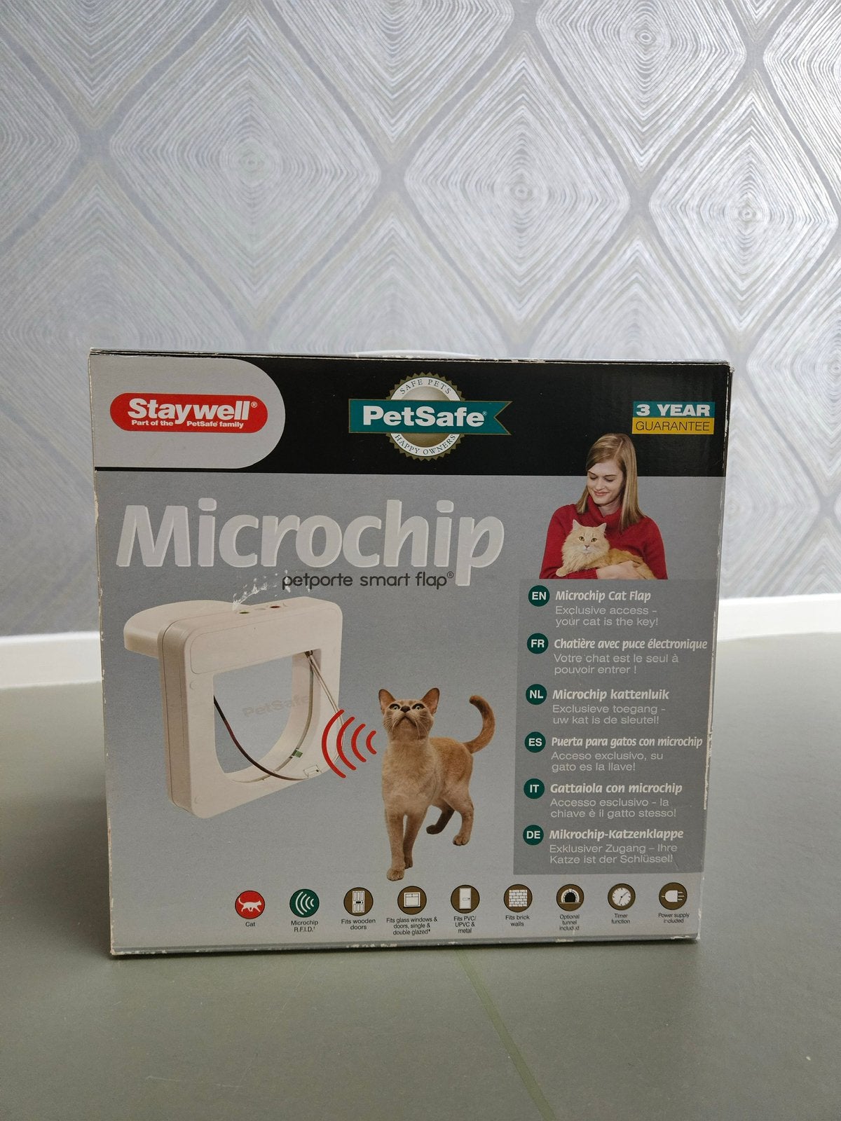 Petporte smart flap microchip kattenluik, Ophalen of Verzenden, Gebruikt
