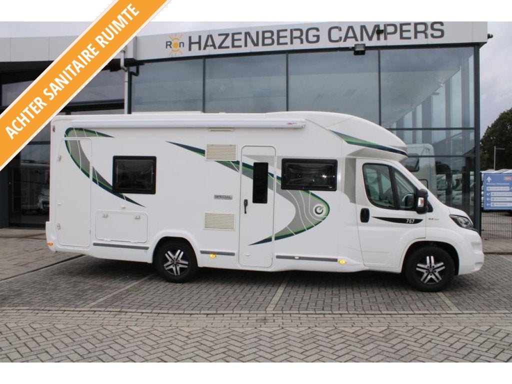 Chausson Special Edition 757 badkamer achterin (57, Ringverwarming, Fiat, Half-integraal, 7 tot 8 meter