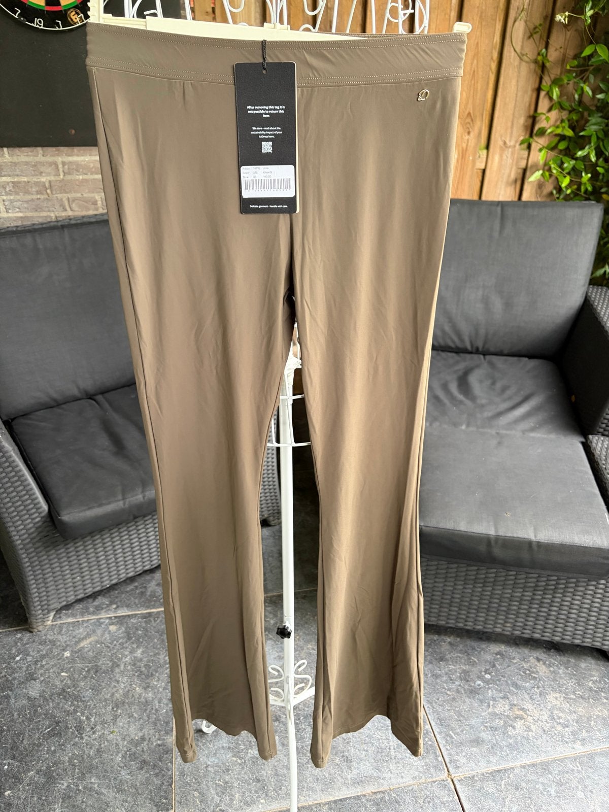 LaDress Lima broek in kaki, maat S, Nieuw, Ophalen of Verzenden, Maat 36 (S), Lang